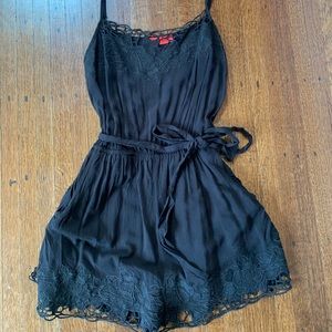 Black boutique romper